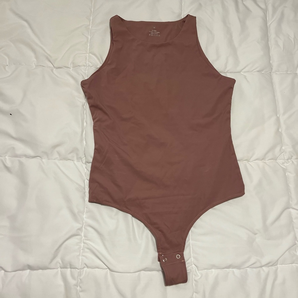 Mauve Tank One-Piece Bodysuit